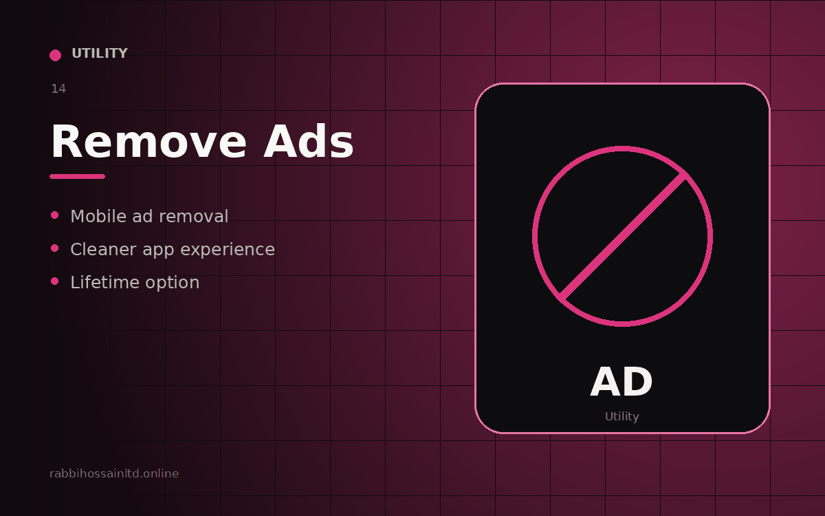 Remove Ads